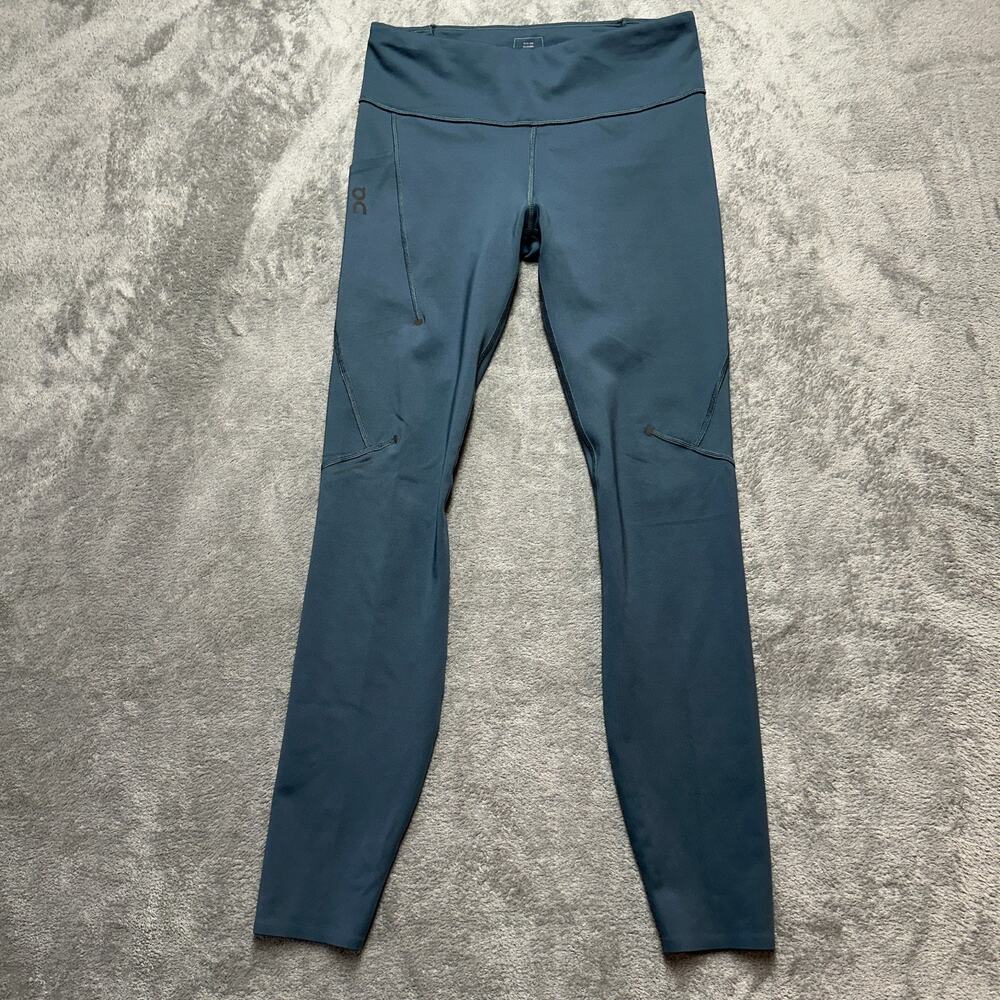 On Cloud Performance Leggings Women's Size S Small With Pockets Bluef